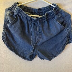 Dex Blue Women's xs dolphin denim Shorts